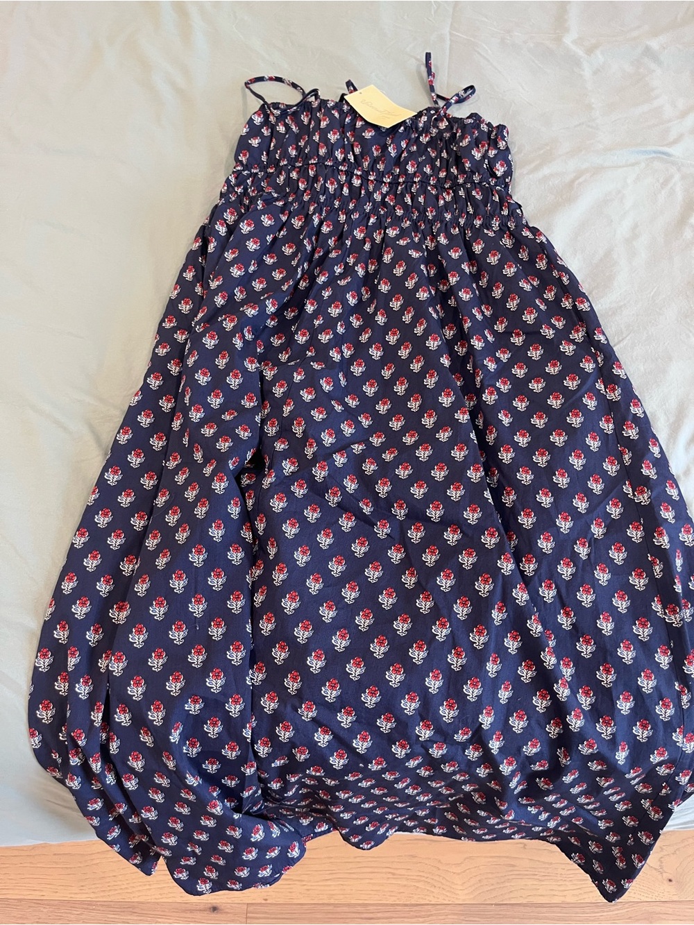 Women's Maxi Pullover Sundress - Picture 5 of 5